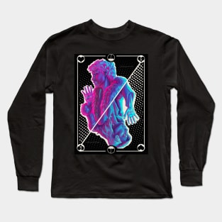 Neon Klaus - Hello Goodbye Playing card Long Sleeve T-Shirt